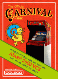 Carnival Atari 2600 US box art